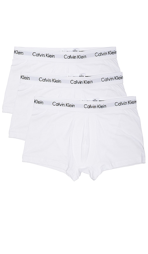 calvin klein underwear cotton stretch trunks pack of 3