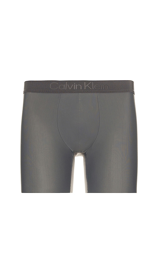 Calvin Klein Underwear Premium Ck Black Micro Boxer Brief In Grey Sky