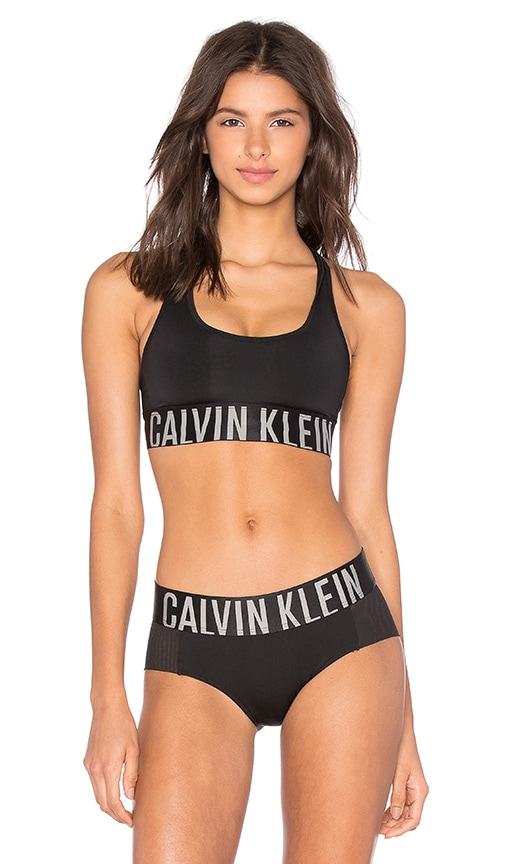 Calvin Klein Underwear Intense Power Racerback Bralette in Black