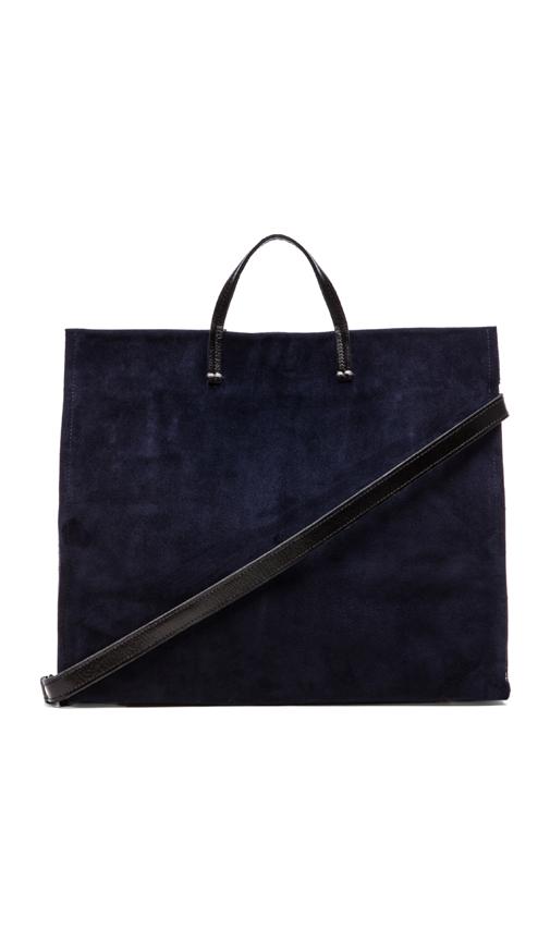 clare v suede tote