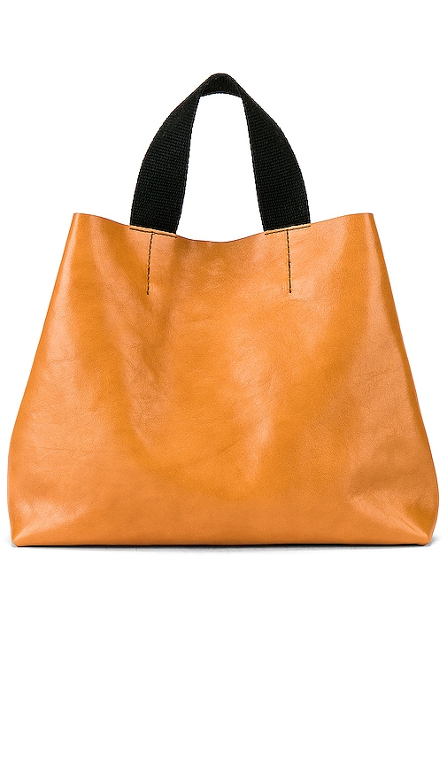 Clare V. Bateau Tote in Natural Rustic