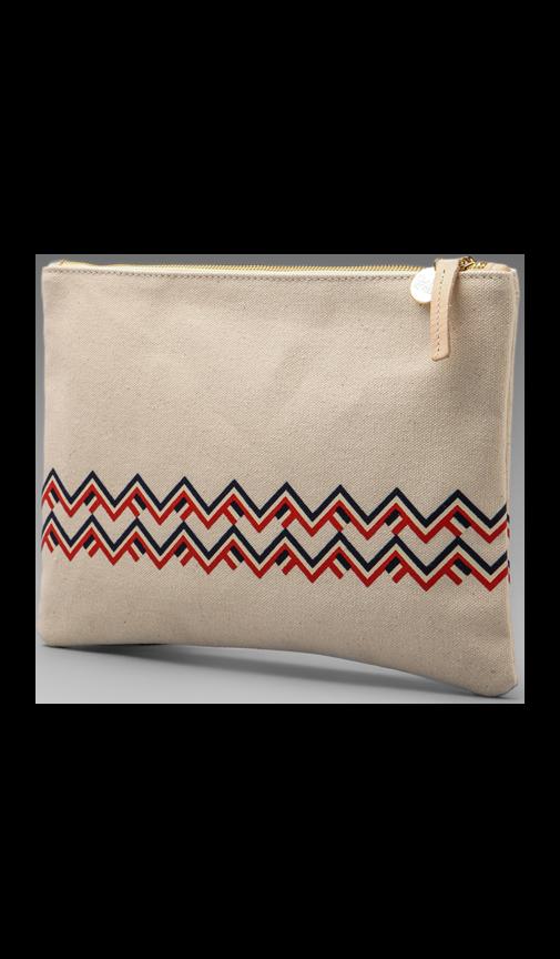 Maison Canvas Flat Clutch