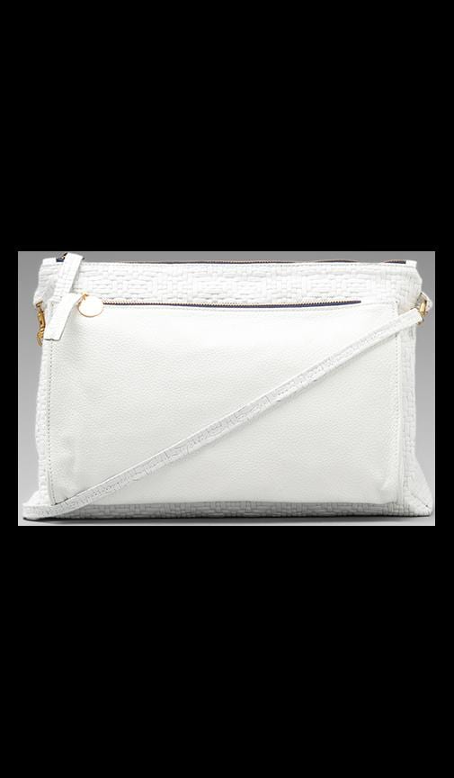 Clare V. Gosee Clutch in White