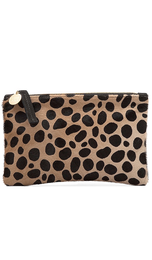 CLARE V. Wallet Clutch - Leopard