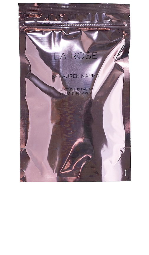 CLEANSE by LAUREN NAPIER La Rose Facial Cleansing Wipes 15 Pack