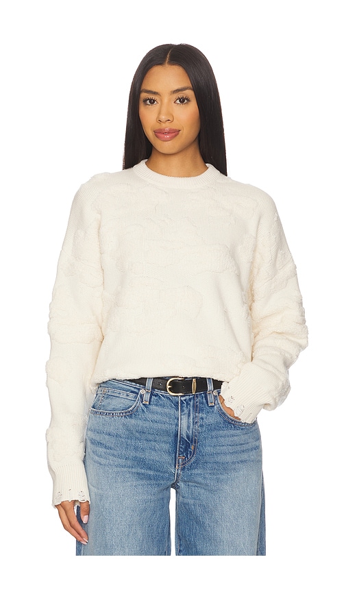 Clea Lennox Cloud Jacquard Knit Â€“ É¦™å­�å…°å�°èš±. Å°ºç � S (also Â€“ L, M, Xs). In White