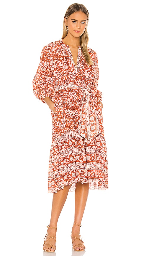Cleobella Sara Dress in Terracotta