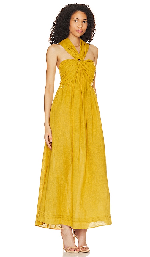 Shop Cleobella Aurelia Maxi Dress In Marigold