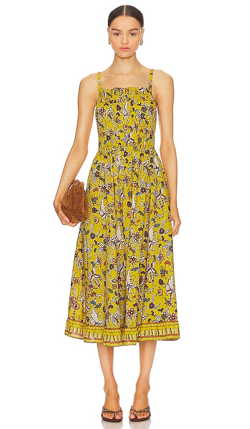 Shop Cleobella Winona Midi Dress In Evora Print