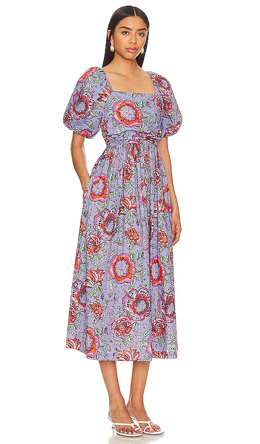 Shop Cleobella Darlene Midi Dress In Manika Print