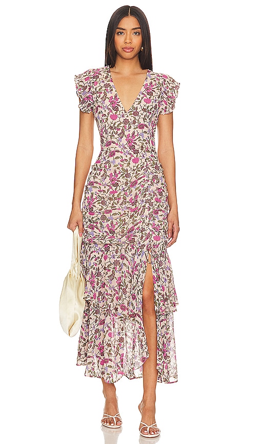 Shop Cleobella Bryce Midi Dress In Kaia Print