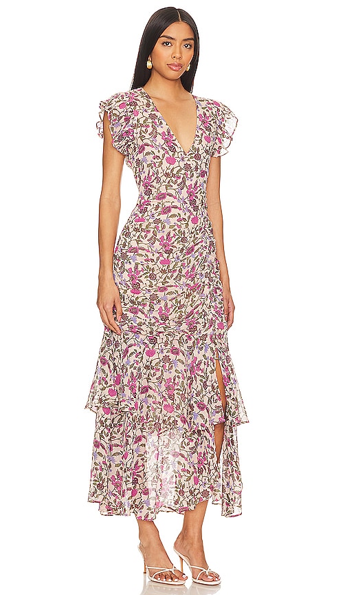 Shop Cleobella Bryce Midi Dress In Kaia Print