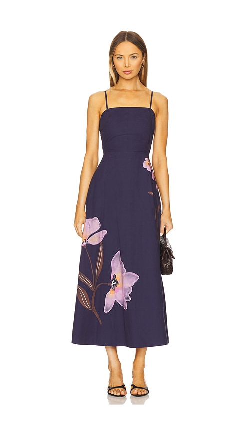 Riley Ankle Dress in Navy. - size M (also in S, XS) - Cleobella - Modalova