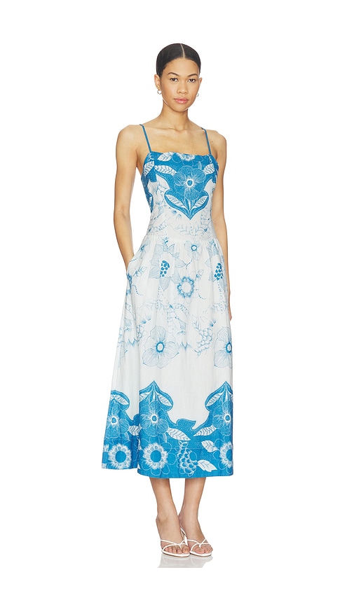 Cleobella Renee Ankle Dress In Multi
