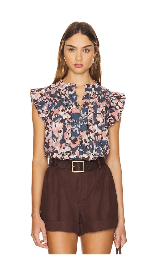 Shop Cleobella Maritza Blouse In Le Jules Print