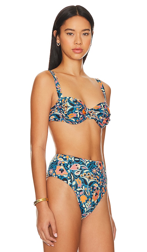 Shop Cleobella Beckett Bikini Top In Tallulah