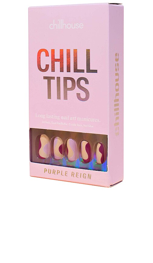 Chillhouse Purple Reign Chill Tips Press-On Nails in Purple Reign