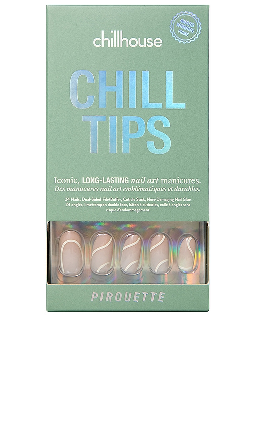 Pirouette Chill Tips Press-on Nails