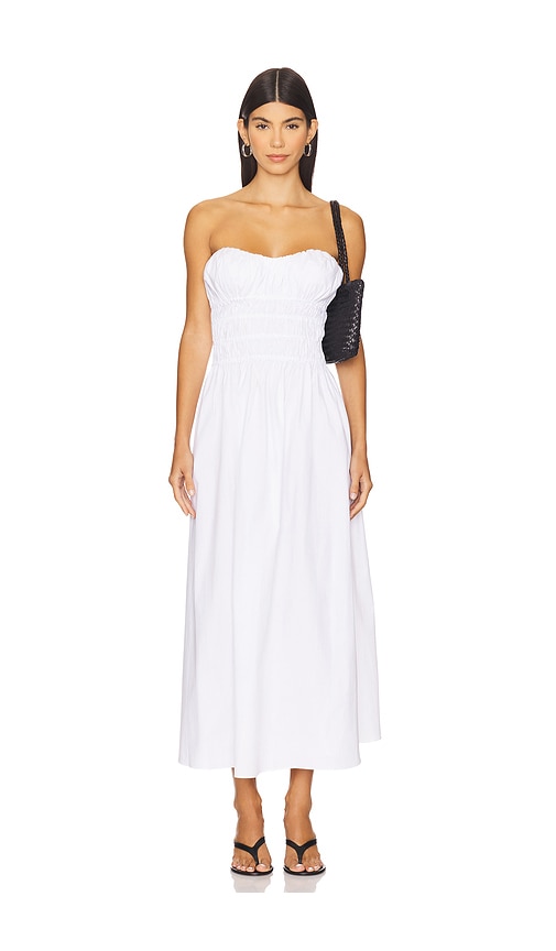 Ivette Dress in White. - size XL (also in L, M, S)