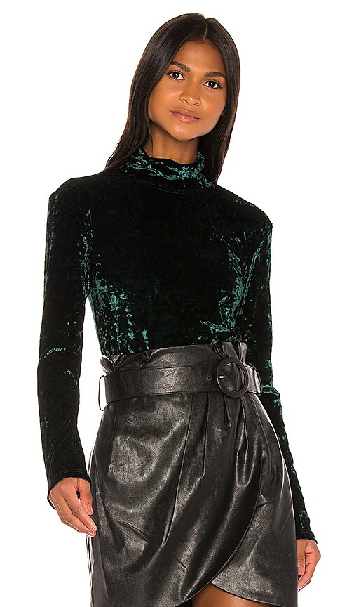 Delphine Velvet Turtleneck