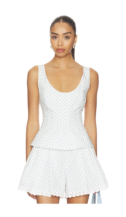 CAROLINE CONSTAS Brielle Sleeveless Top