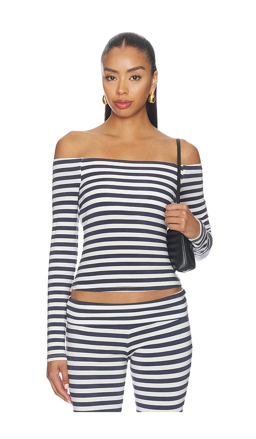CAROLINE CONSTAS Avery Off The Shoulder Knit Top