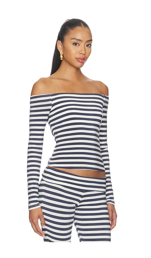 CAROLINE CONSTAS Avery Off The Shoulder Knit Top | Thumbnail 2