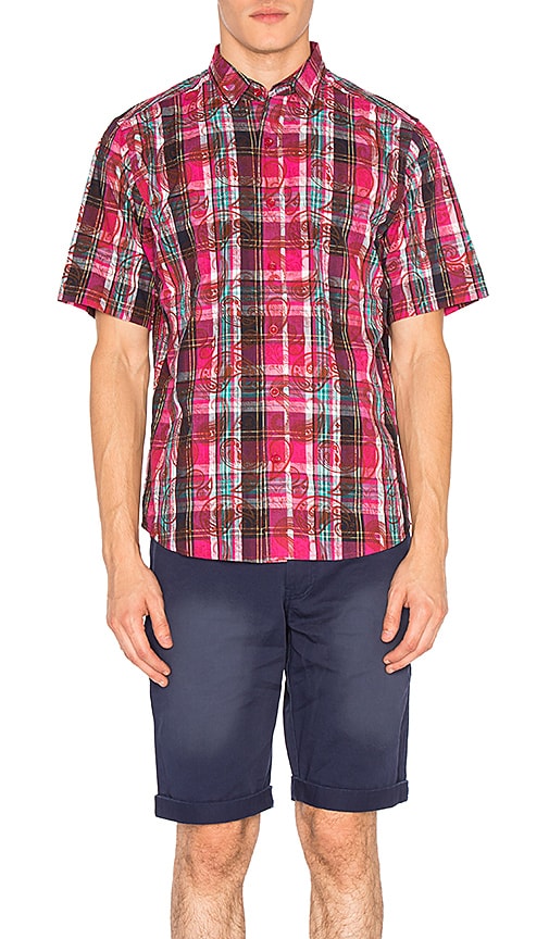 overlapped pattern 方格衬衫