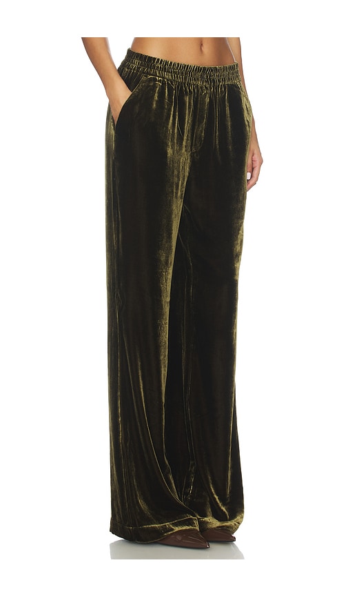 Closed Velvet Trousers In Green