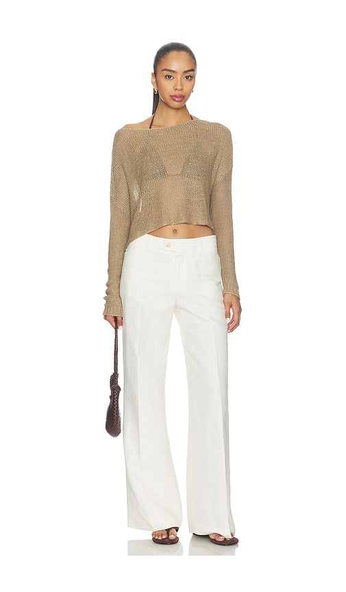 CLOSED Flared Linen Pants | Thumbnail 5 CLOSED Flared Linen Pants | Thumbnail 5