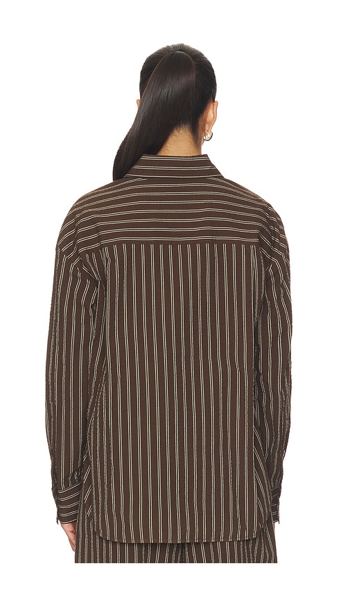  Closed Oversized Shirt In Chocolate. Size Xs. Also In S, M. 