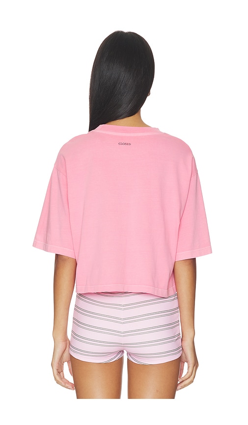  Closed Cropped Boxy Tee Shirt In Pink. Size Xs. Also In S, L. 