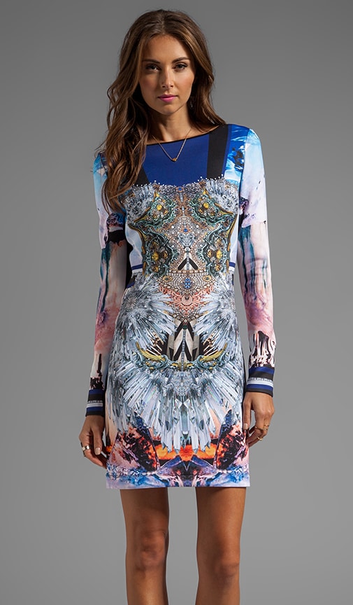 Crystal Corset Neoprene Dress