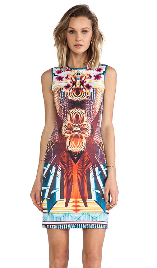 Furniture Weave Neoprene Dress