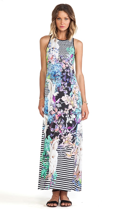 Enchanted Garden Jersey Maxi Dress