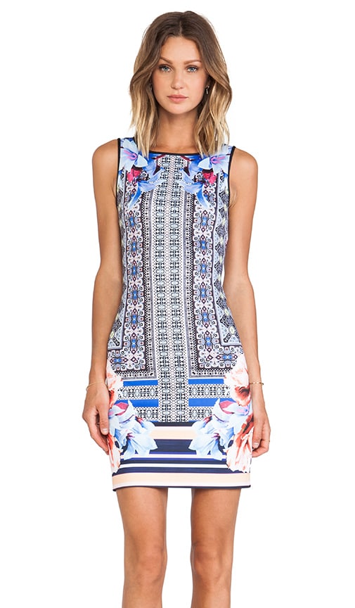 Byzantine Scarf Neoprene Dress