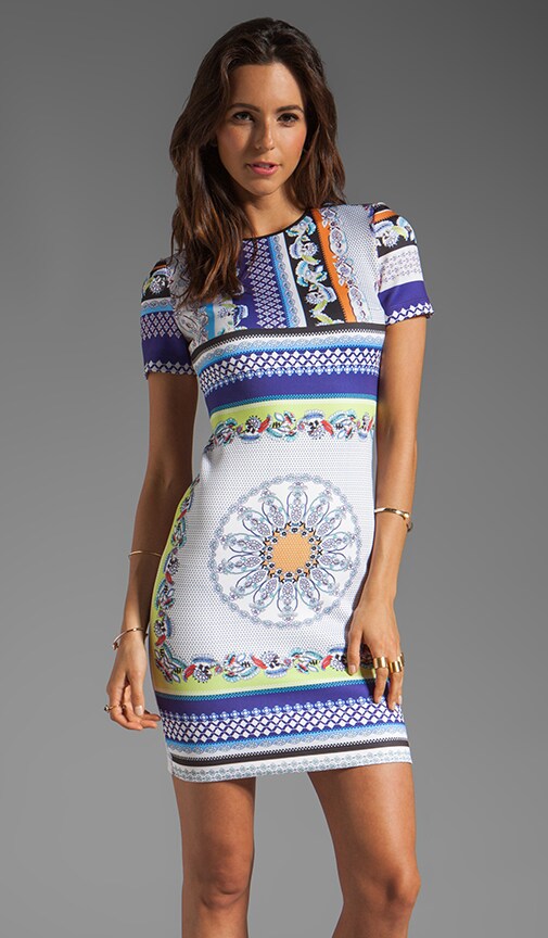 Gandhi Scarf Neoprene Dress