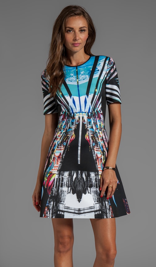 Glacial City Neoprene Dress