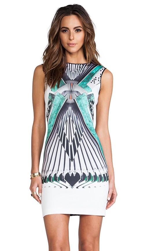 Accordian Neoprene Dress