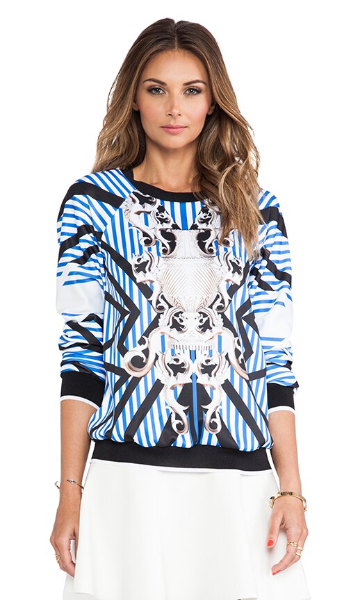 Striped Sculpture Sweatshirt