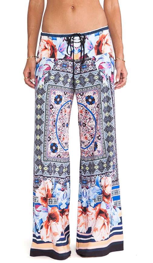 Byzantine Scarf Wide Leg Pant
