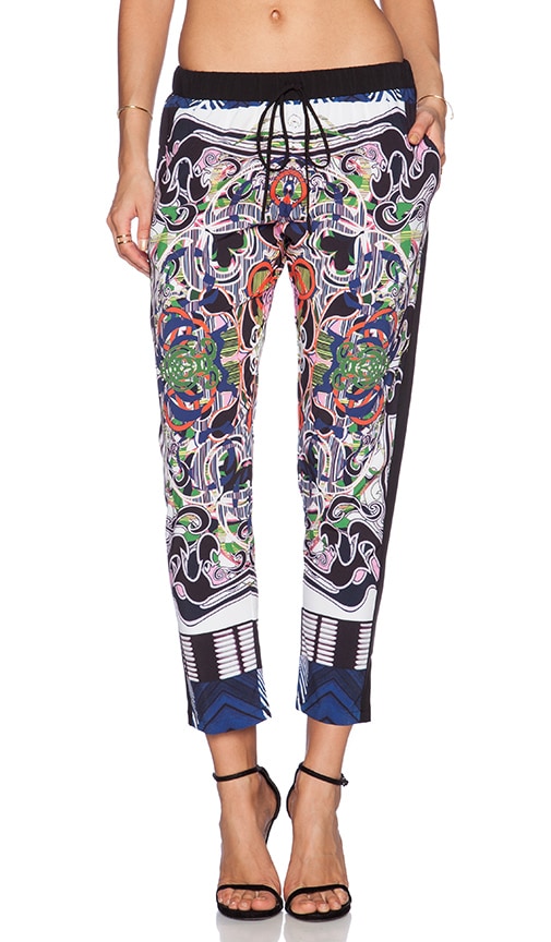 Swirling Scarf Drawstring Pants