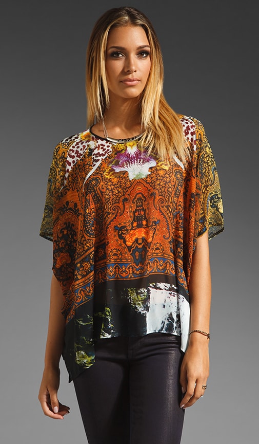 Ombre Paisley Top