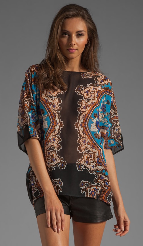 Holiday Paisley Blouse