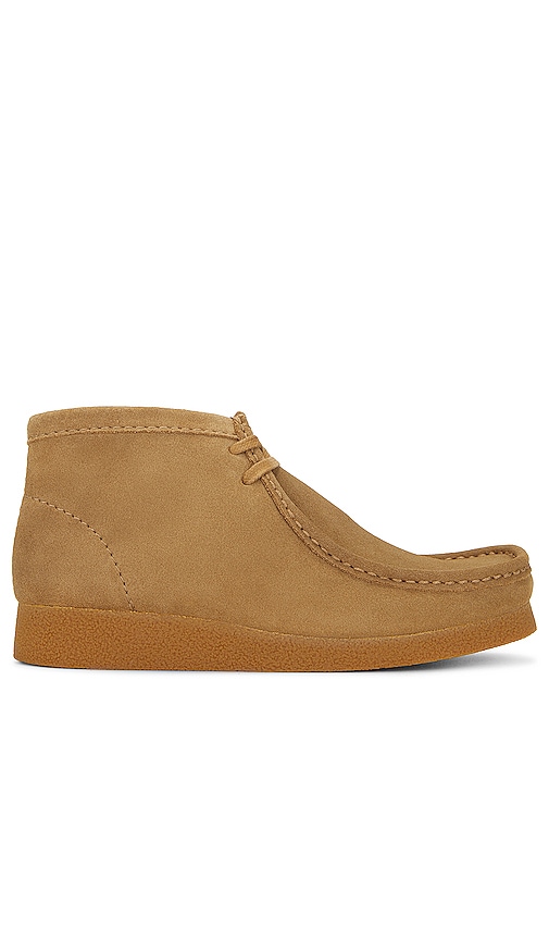Shop Clarks Wallabee Evo Boot In Brown