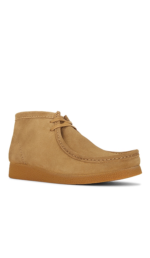 Shop Clarks Wallabee Evo Boot In Brown