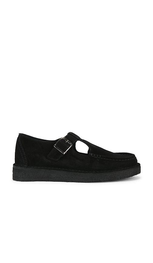 Clarks Nomad T-bar Loafer In Black