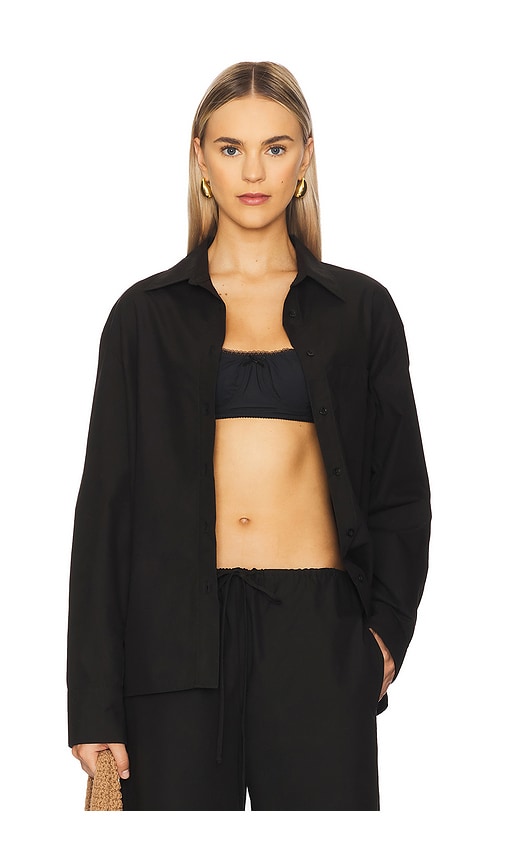 Manana Shirt in Black. - size S (also in M, XS)