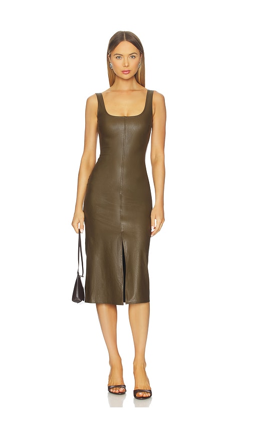 Commando Faux Leather Midi Tank Dress