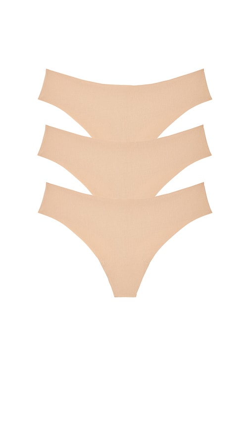Commando 3 Pack Butter Thong In Sand